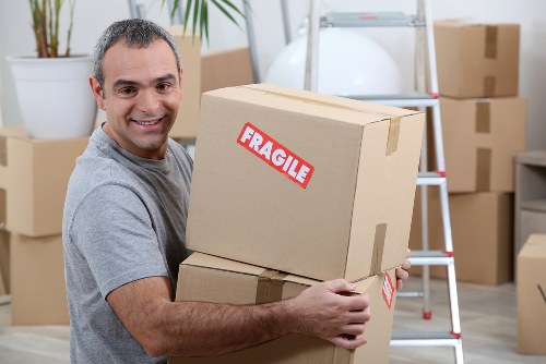 Careful loading of furniture during a Barnet pick-up service