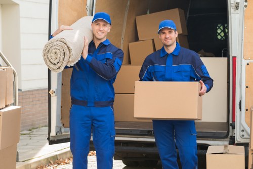 Local moving team planning a removals van job in Barnet