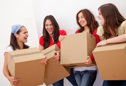 Professional house removals team planning a move in Barnet