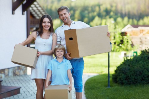 Commercial moving team planning an office relocation in Barnet