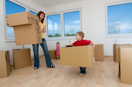 Professional packing service helping a Barnet household prepare for moving day