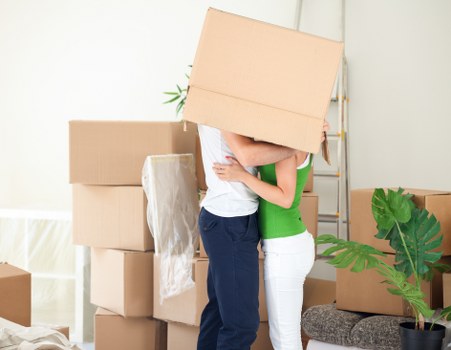 Moving day access in a Barnet apartment block with stairs and parking considerations