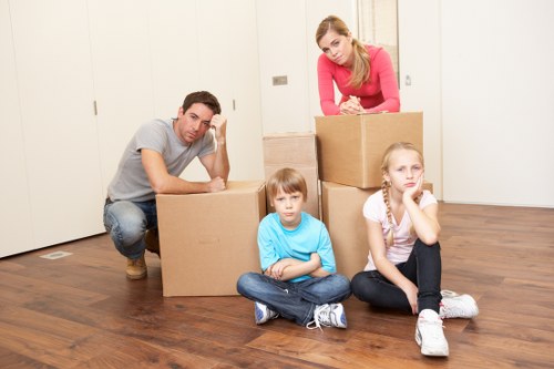 Home moving team planning a relocation in Barnet