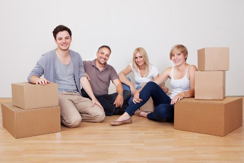 Removals van service for a flat move in Barnet with tight access