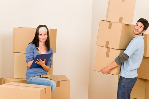 Organised moving support from Barnet Removals in a residential area