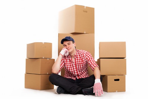 Local removals team planning access and parking in Barnet