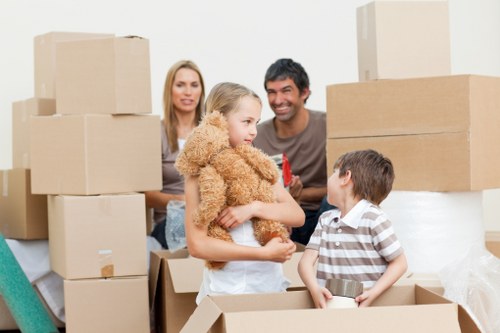 Commercial moving van service in Barnet for office items